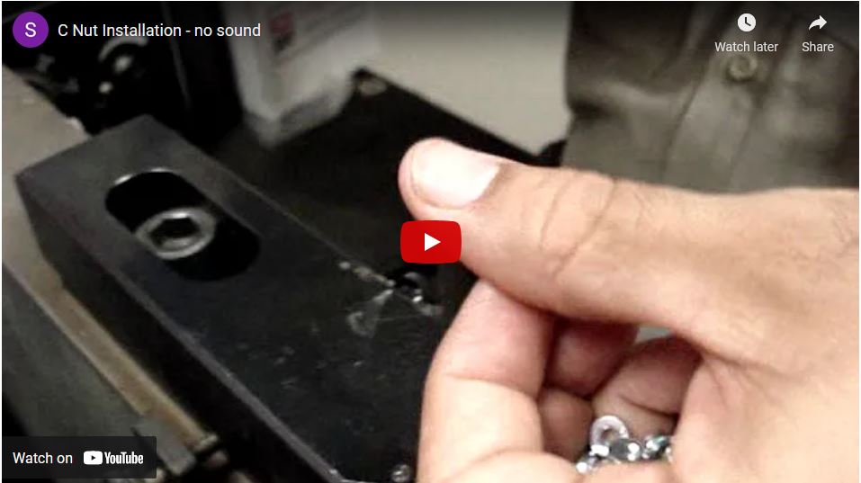 Video Placeholder c nut installation 