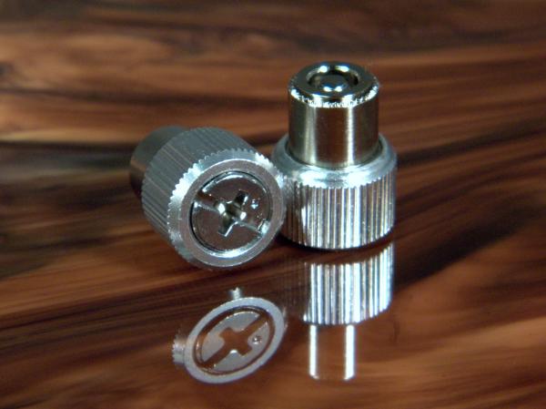 Slotted Drive Knurled High Head Style 2 Chamfered Shoulder Long Dog Cone Point Stainless Steel Captive Panel Screws #4-40 X 5/8 600 pcs Slotted Drive Knurled High Head Style 2 Chamfered Shoulder Long Dog Cone Point Stainless Steel Captive Panel Screws #4-40 X 5/8 600 pcs