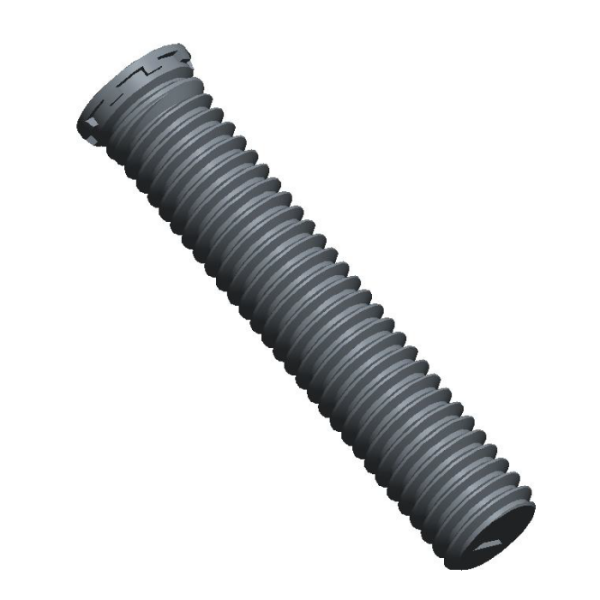 Zinc Plated and Baked Self-Clinching Studs Flush Head Self-Clinching Studs 6000 pcs Steel 1/4-20 X 1/2 Full Thread 