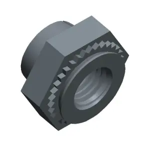 Self-Clinching Self Locking Nuts 3d View